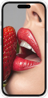 Силіконовий протиударний с посиленими кутами чехол Насолода для Apple iPhone 16 - 6701sp-3709 изображение 