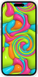 Силіконовий протиударний с посиленими кутами чехол Y2K Jelly Dream для Apple iPhone 16 - 6780sp-3709 изображение 