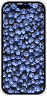 Силикон с усиленными углами чехол Черника для Apple iPhone 16 - 851sp-3709 изображение 