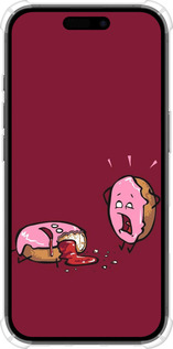 Силикон с усиленными углами чехол Печенье для Apple iPhone 16 - 911sp-3709 изображение 