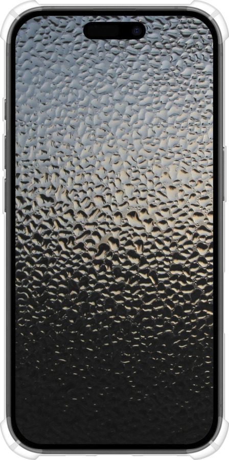 Силіконовий протиударний с посиленими кутами чехол Мокре скло для Apple iPhone 16 - 245sp-3709 изображение 