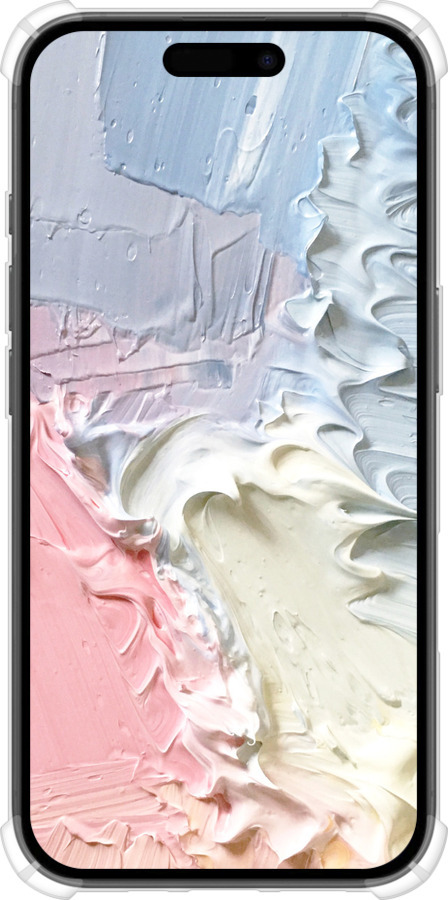 Силіконовий протиударний с посиленими кутами чехол Пастель для Apple iPhone 16 - 3981sp-3709 изображение 