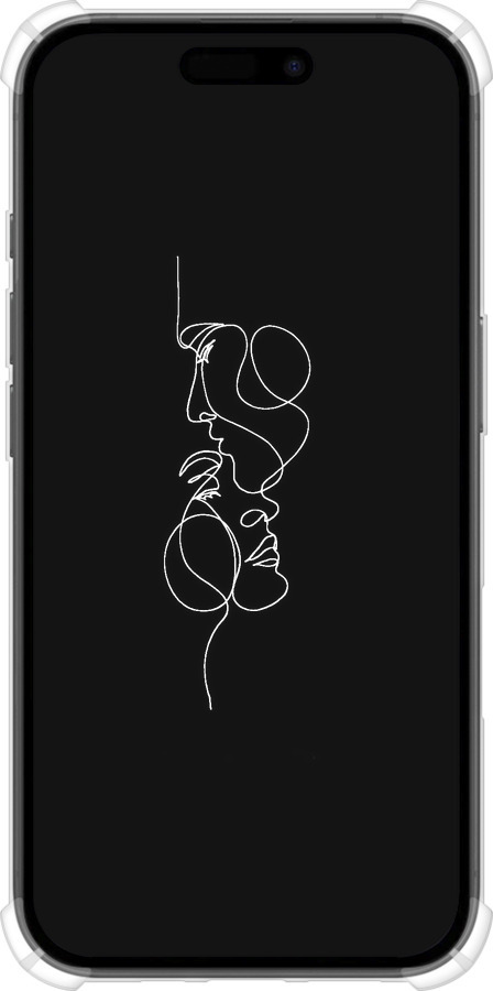 Силикон с усиленными углами чехол Пара для Apple iPhone 16 - 4457sp-3709 изображение 