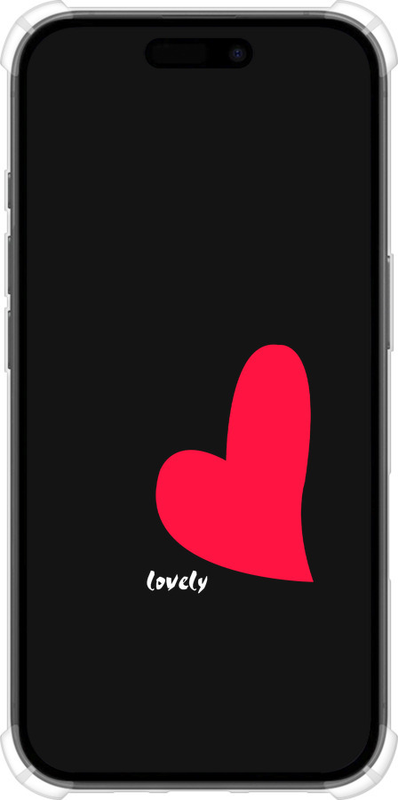 Силикон с усиленными углами чехол Lovely для Apple iPhone 16 - 4580sp-3709 изображение 