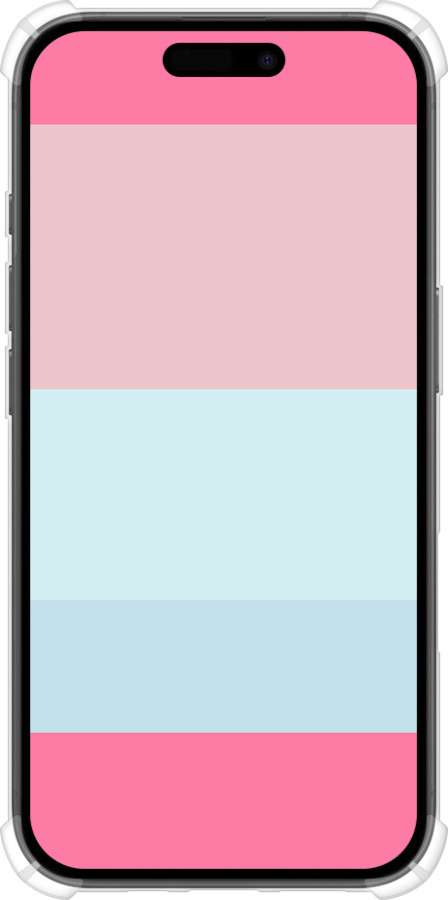 Силіконовий протиударний с посиленими кутами чехол Смуги1 для Apple iPhone 16 - 4589sp-3709 изображение 