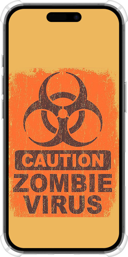 Силикон с усиленными углами чехол Biohazard 1 для Apple iPhone 16 - 4817sp-3709 изображение 