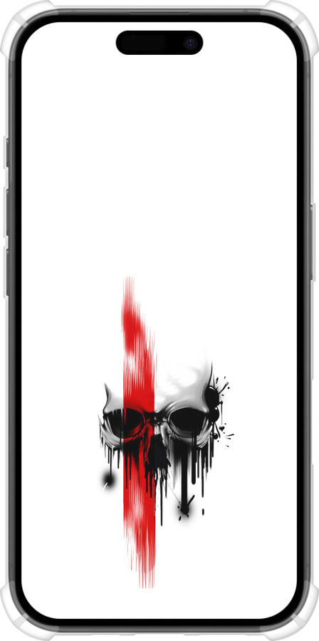 Силикон с усиленными углами чехол Biohazard  13 для Apple iPhone 16 - 4830sp-3709 изображение 