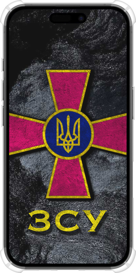 Силіконовий протиударний с посиленими кутами чехол ЗСУ v3  для Apple iPhone 16 - 5314sp-3709 изображение 