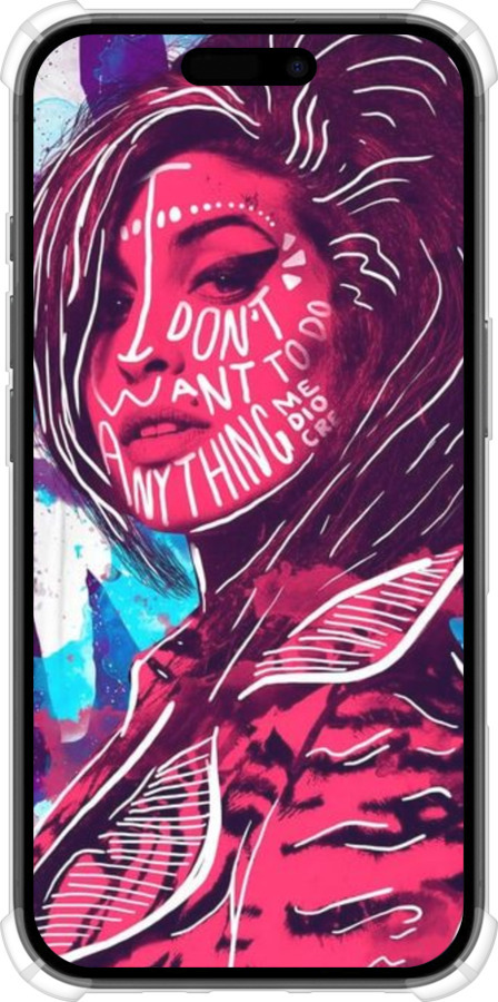 Силикон с усиленными углами чехол Эми для Apple iPhone 16 - 5381sp-3709 изображение 