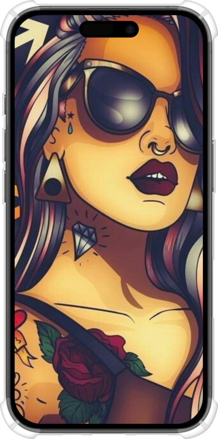 Силикон с усиленными углами чехол № 5384 для Apple iPhone 16 - 5384sp-3709 изображение 