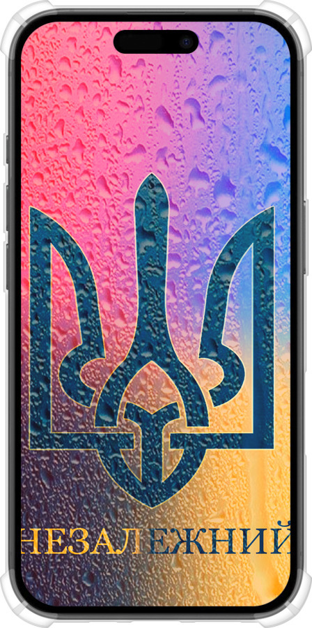 Силіконовий протиударний с посиленими кутами чехол Незалежний для Apple iPhone 16 - 5448sp-3709 изображение 