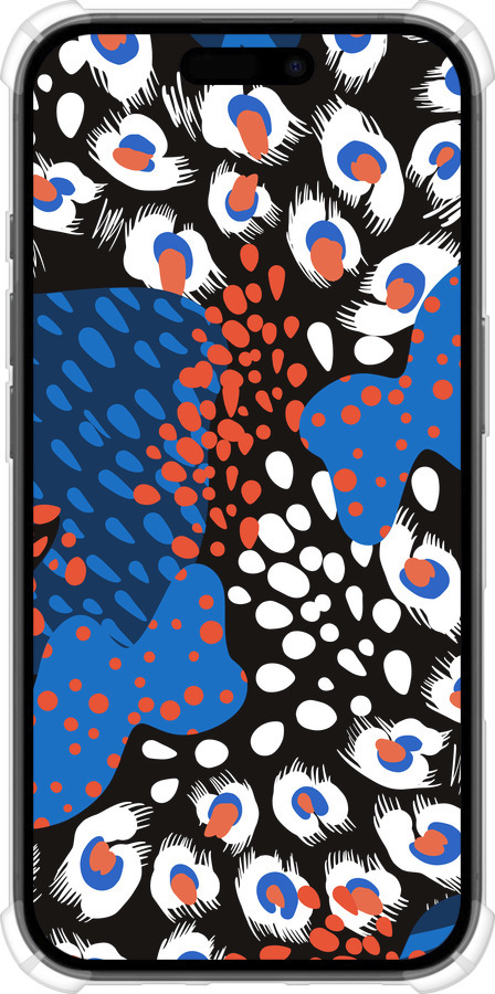 Силикон с усиленными углами чехол Абстрактный фон v2 для Apple iPhone 16 - 5503sp-3709 изображение 