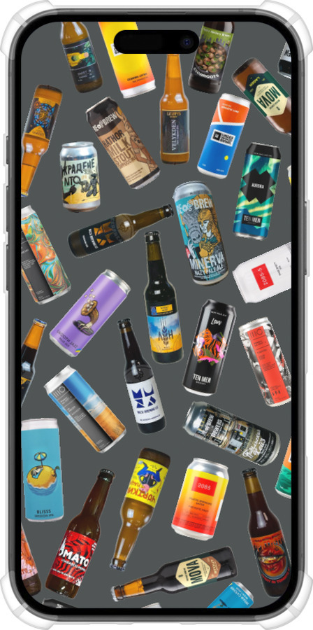 Силикон с усиленными углами чехол Броварни для Apple iPhone 16 - 5879sp-3709 изображение 