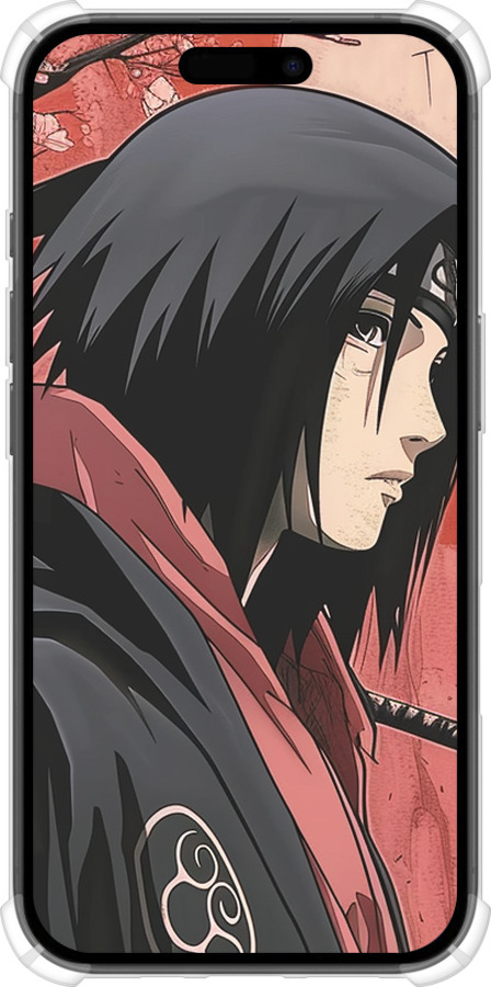 Силикон с усиленными углами чехол Anime v1 для Apple iPhone 16 - 6064sp-3709 изображение 