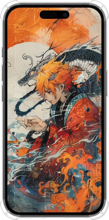 Силіконовий протиударний с посиленими кутами чехол Зеніцу Агацума для Apple iPhone 16 - 6114sp-3709 изображение 