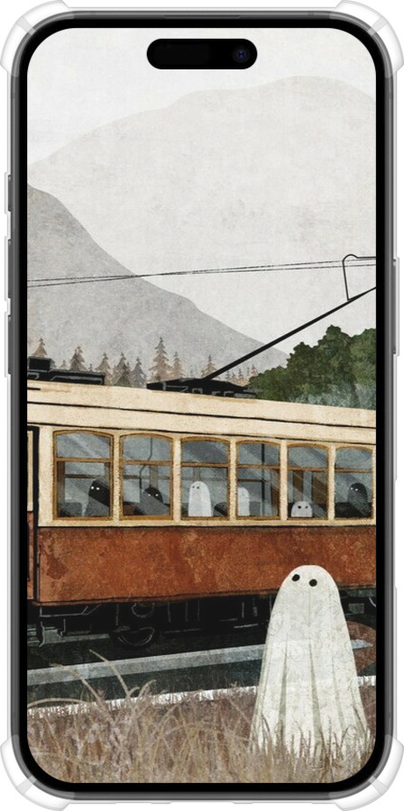 Силикон с усиленными углами чехол Призрак 2 для Apple iPhone 16 - 6247sp-3709 изображение 