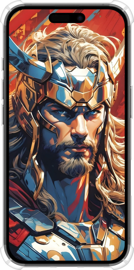 Силіконовий протиударний с посиленими кутами чехол Тор для Apple iPhone 16 - 6384sp-3709 изображение 