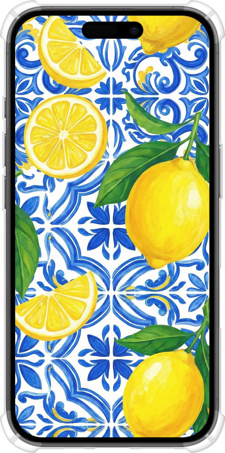 Силіконовий протиударний с посиленими кутами чехол Grocery Girl Italian Summer для Apple iPhone 16 - 6766sp-3709 изображение 