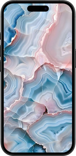 Силиконовый чехол Мрамор для Apple iPhone 16 - 6306u-3709 изображение 