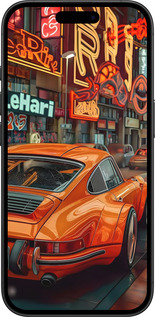 Силиконовый чехол Порше для Apple iPhone 16 - 6334u-3709 изображение 