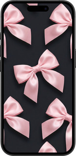 Силиконовый чехол Coquette Ribbons Dark Coquette для Apple iPhone 16 - 6767u-3709 изображение 