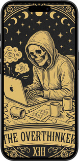 Силіконовий чехол The Overthinker для Apple iPhone 16 - 6774u-3709 изображение 