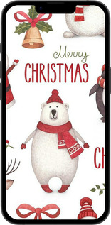 TPU чехол Merry Christmas для Apple iPhone SE 4 - 4106b-3652 изображение 