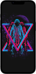 TPU чехол Astronomical для Apple iPhone SE 4 - 4153b-3652 изображение 