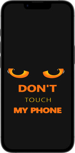 TPU чехол Don't touch the phone для Apple iPhone SE 4 - 4261b-3652 изображение 