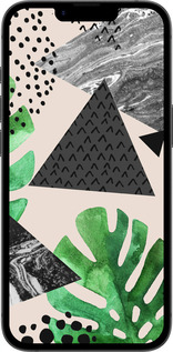 TPU чехол Монстера для Apple iPhone SE 4 - 4304b-3652 изображение 