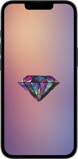 TPU чехол Диамант для Apple iPhone SE 4 - 4352b-3652 изображение 