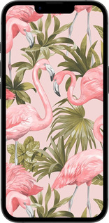 TPU чехол фламинго 2 для Apple iPhone 16e - 4360b-3971 изображение 