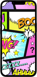 TPU чехол Комикс 1 для Apple iPhone SE 4 - 4407b-3652 изображение 