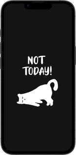 TPU чехол Втомлений кіт для Apple iPhone 16e - 4535b-3971 изображение 