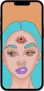 TPU чехол Девушка рисунок для Apple iPhone SE 4 - 4576b-3652 изображение 