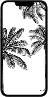 TPU чехол Пальмы1 для Apple iPhone 16e - 4634b-3971 изображение 