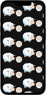 TPU чехол Овечки1 для Apple iPhone SE 4 - 4637b-3652 изображение 