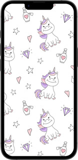 TPU чехол Единорожка v2 для Apple iPhone SE 4 - 4703b-3652 изображение 