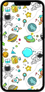 TPU чехол Космос для Apple iPhone 16e - 4735b-3971 изображение 