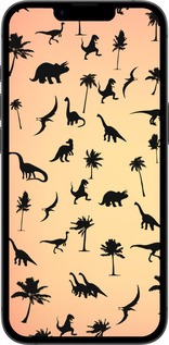 TPU чехол Динозаврики 1 для Apple iPhone 16e - 4772b-3971 изображение 