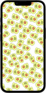 TPU чехол Весёлые авокадо для Apple iPhone 16e - 4799b-3971 изображение 