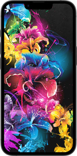 TPU чехол Абстрактні квіти для Apple iPhone 16e - 511b-3971 изображение 