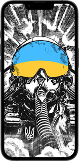 TPU чехол Призрак Киева v3 для Apple iPhone SE 4 - 5307b-3652 изображение 