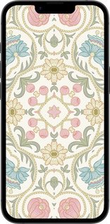 TPU чехол Цветочный орнамент v2 для Apple iPhone SE 4 - 5513b-3652 изображение 
