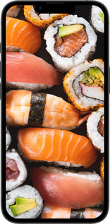 TPU чехол Суши v3 для Apple iPhone SE 4 - 5540b-3652 изображение 