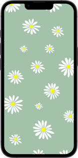 TPU чехол Ромашки v4 для Apple iPhone SE 4 - 5603b-3652 изображение 