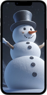 TPU чехол Сніговик для Apple iPhone SE 4 - 5826b-3652 изображение 
