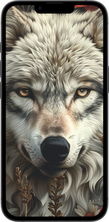 TPU чехол Волчий взгляд для Apple iPhone SE 4 - 6066b-3652 изображение 