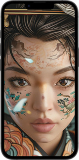 TPU чехол Взгляд души самурая для Apple iPhone SE 4 - 6076b-3652 изображение 