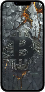 TPU чехол Раскаленный биткойн для Apple iPhone SE 4 - 6091b-3652 изображение 